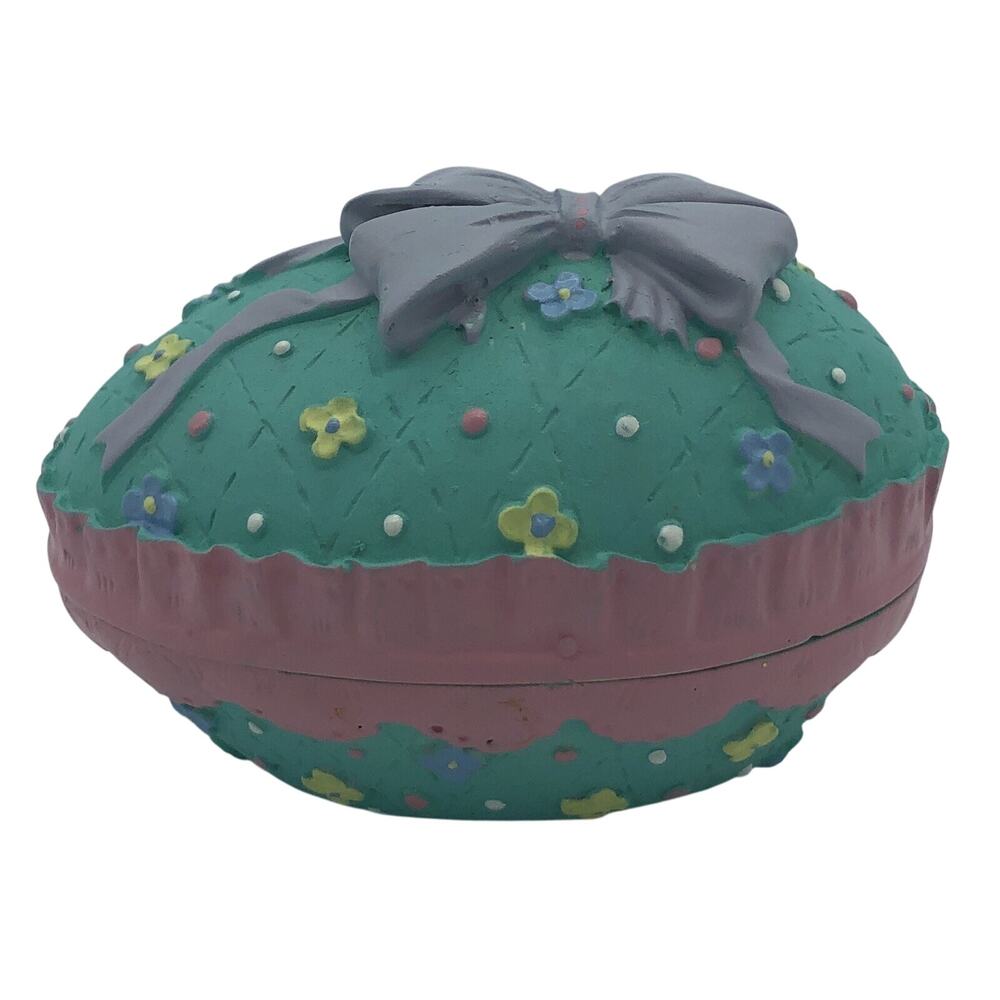 Papel Freelance Ceramic Painted Easter Egg and Rabbits Decoration Indonesia